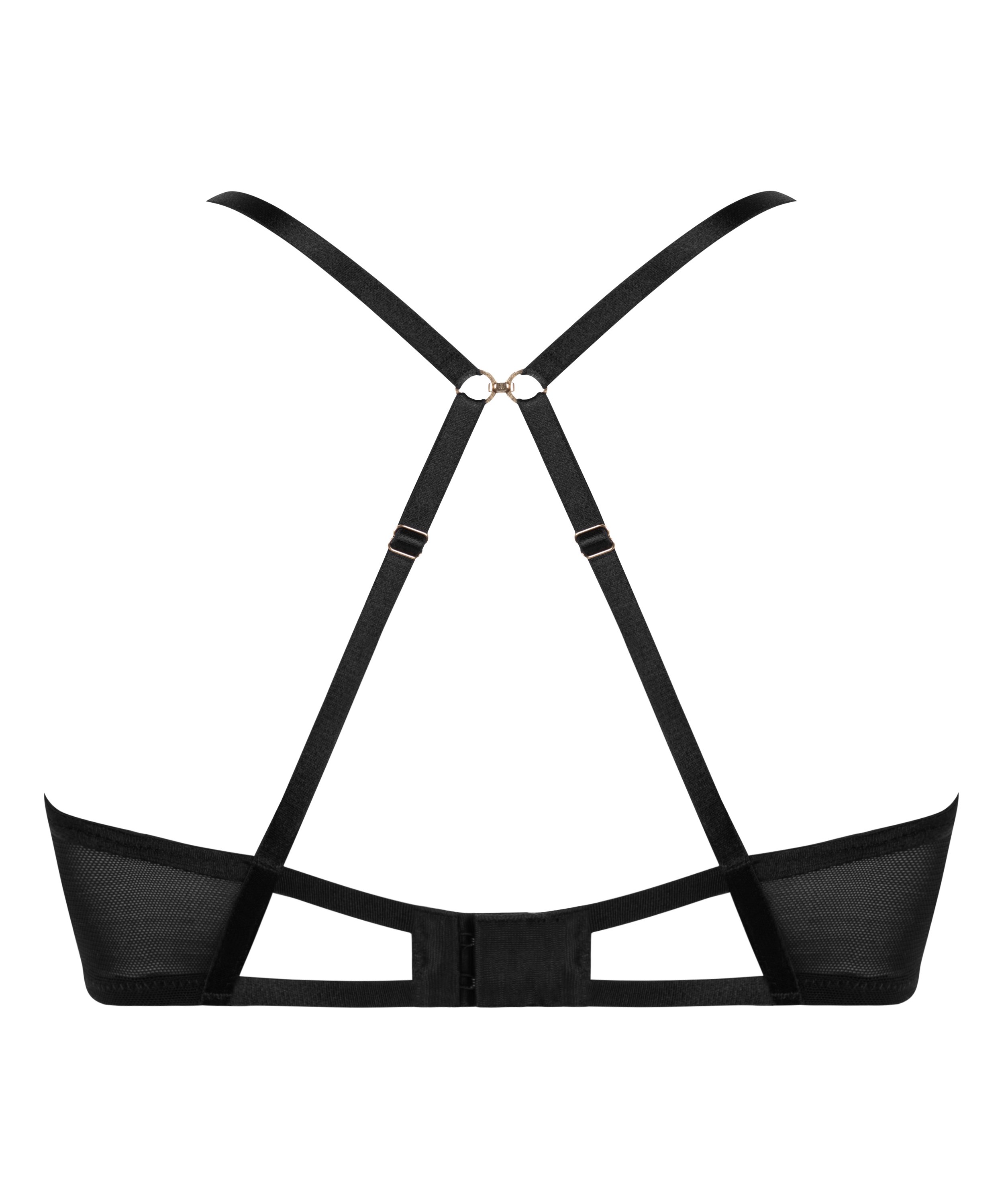 Sujetador sin aros y sin copas Cinnamon, Negro, main