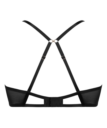 Sujetador sin aros y sin copas Cinnamon, Negro