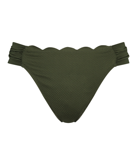 Braguita de Bikini Rio Scallop, Verde