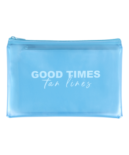 Clutch para bikini, Azul