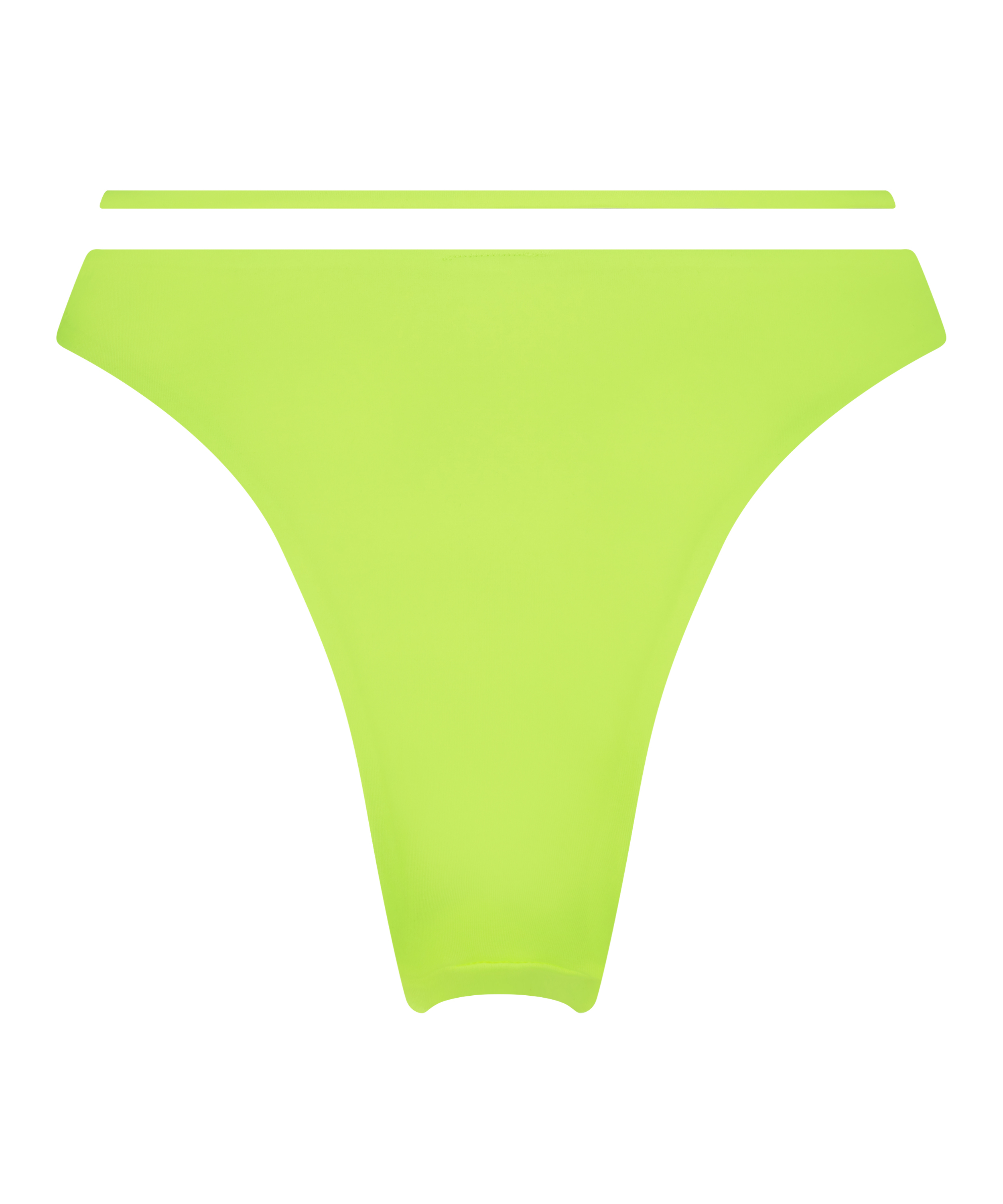 Braguita de bikini de tiro alto Glow, Amarillo, main