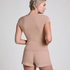 Short de punto Rib Essential, Beige
