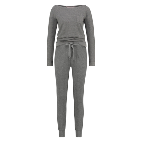 Conjunto de pijama Waffle, Gris