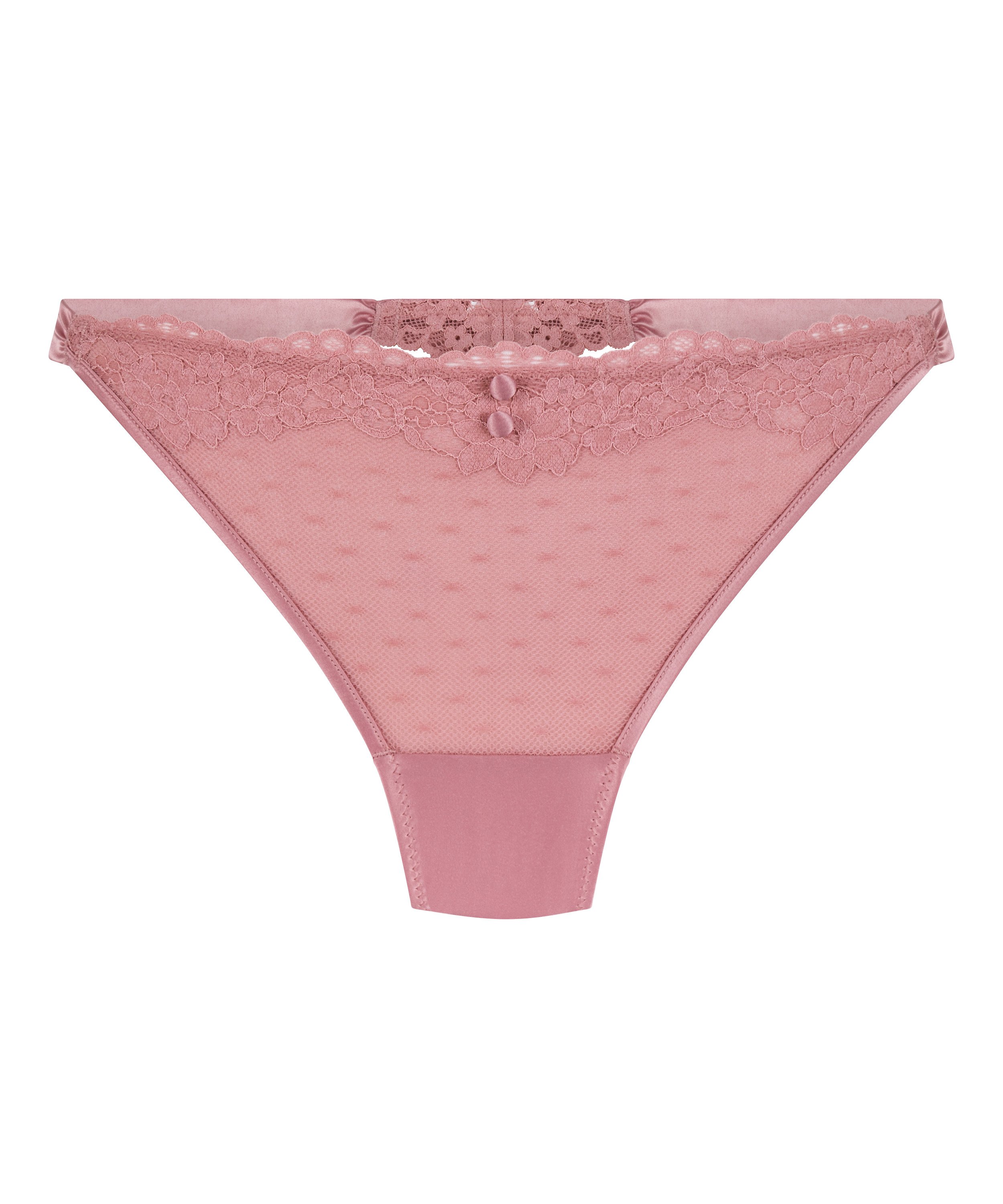 Tanga de corte alto Laila, Rosa, main