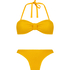 Conjunto de bikini Crinkle, Amarillo