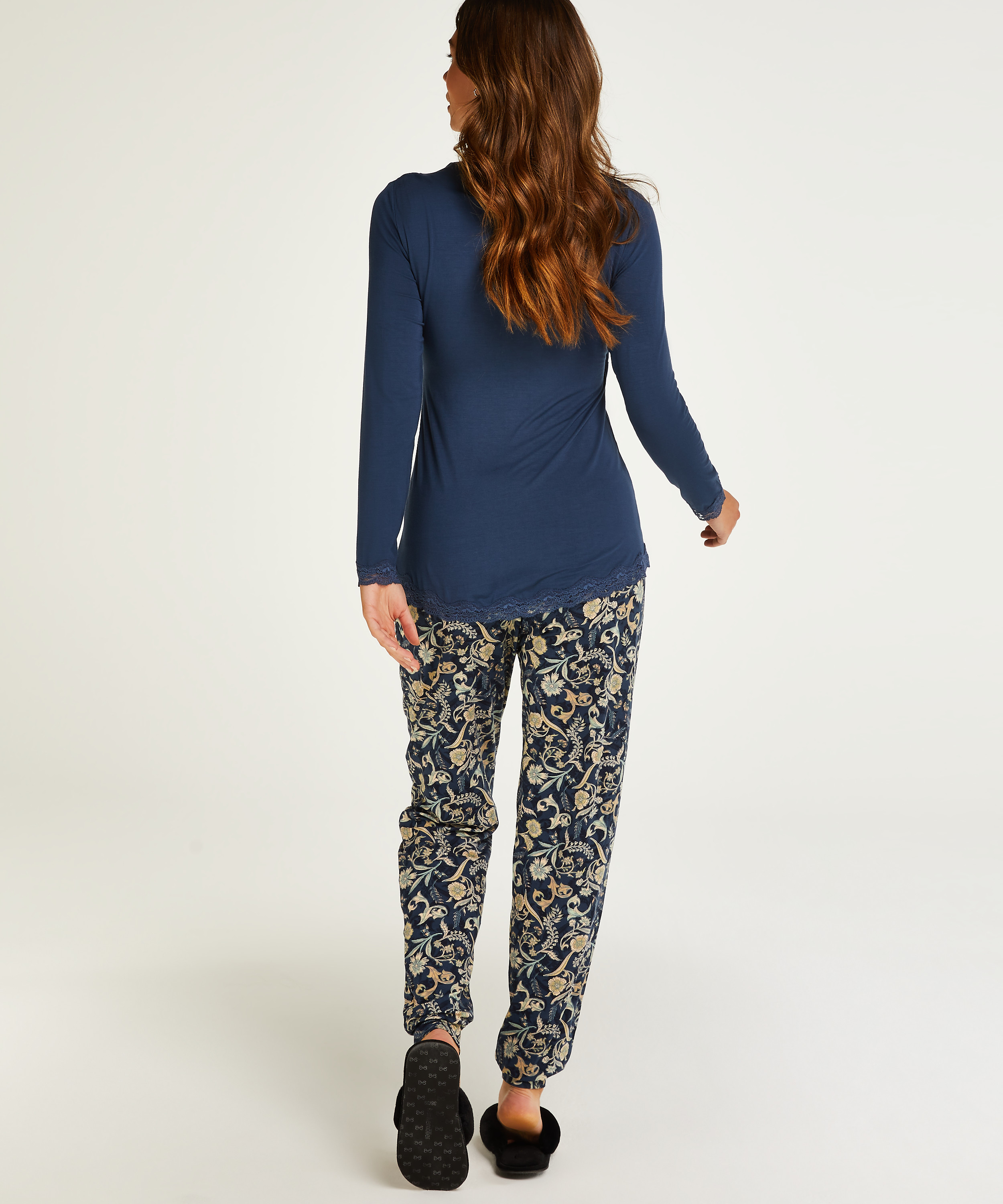 Conjunto de pijama de lactancia, Azul, main