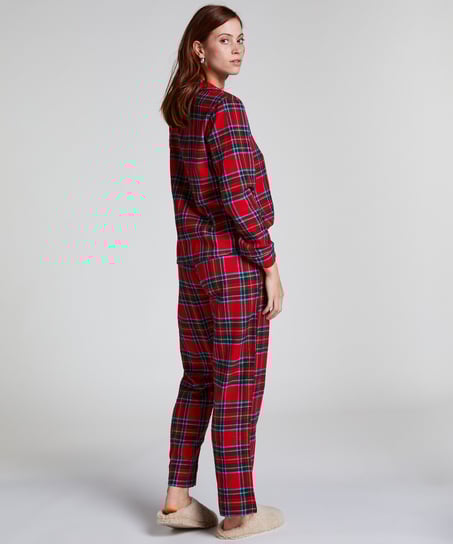 Conjunto de pijama Flannel, Rojo