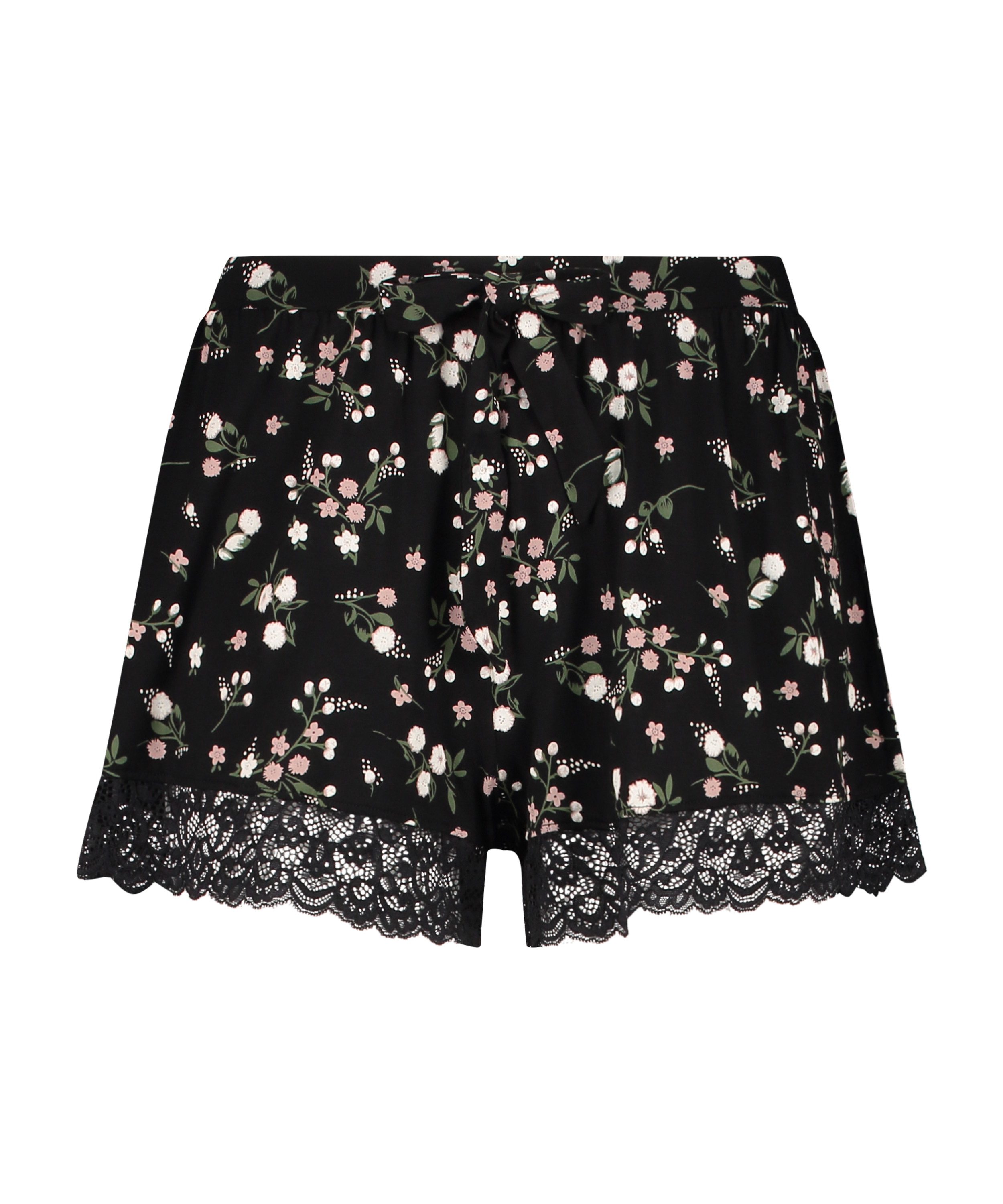 Pantalones cortos Ditzy Flower, Negro, main
