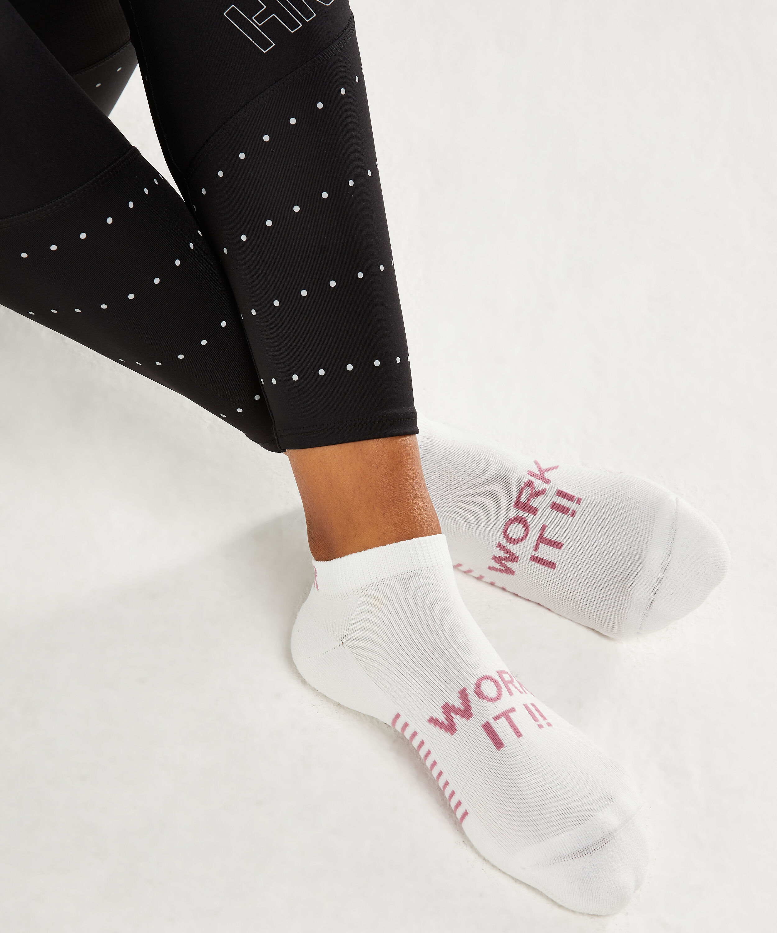 Calcetines de rendimiento HKMX (2 pares), Blanco