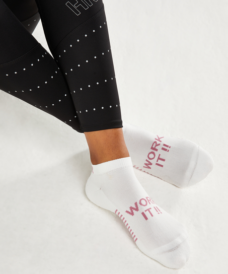 Calcetines de rendimiento HKMX (2 pares), Blanco