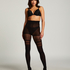 Pantis Fishnet Overknee, Negro