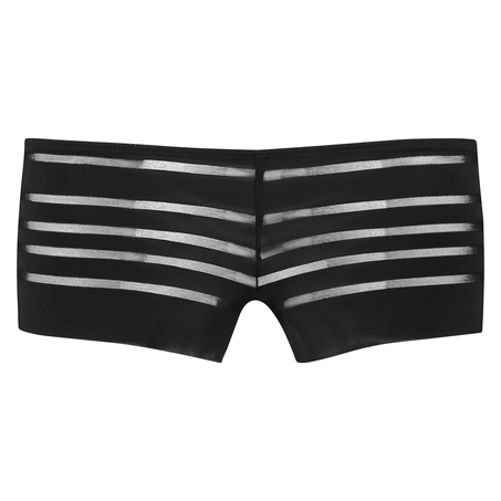 Pantal&oacute;n corto invisible burn-out, Negro