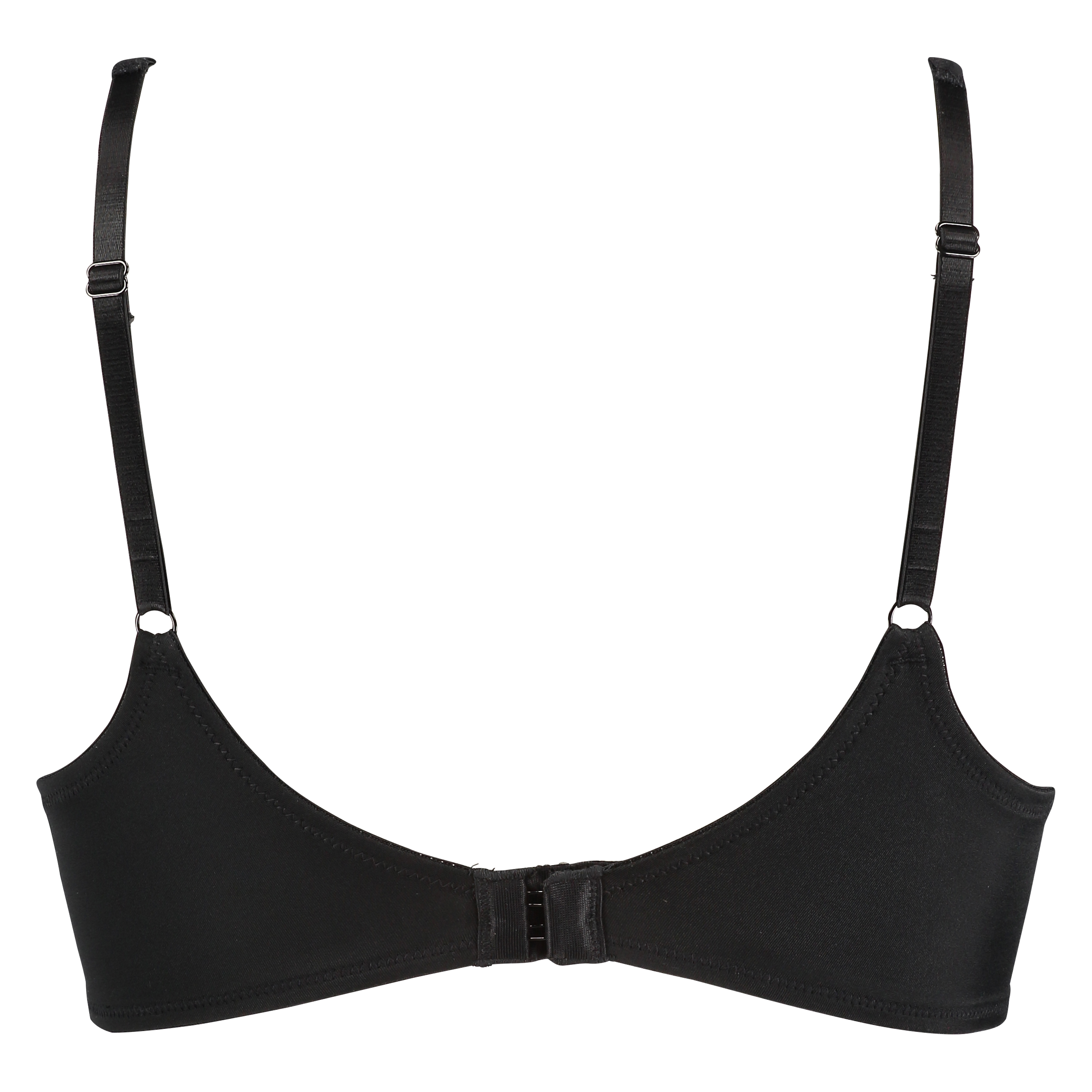 Sujetador de aros preformado Satin Fleece, Negro, main