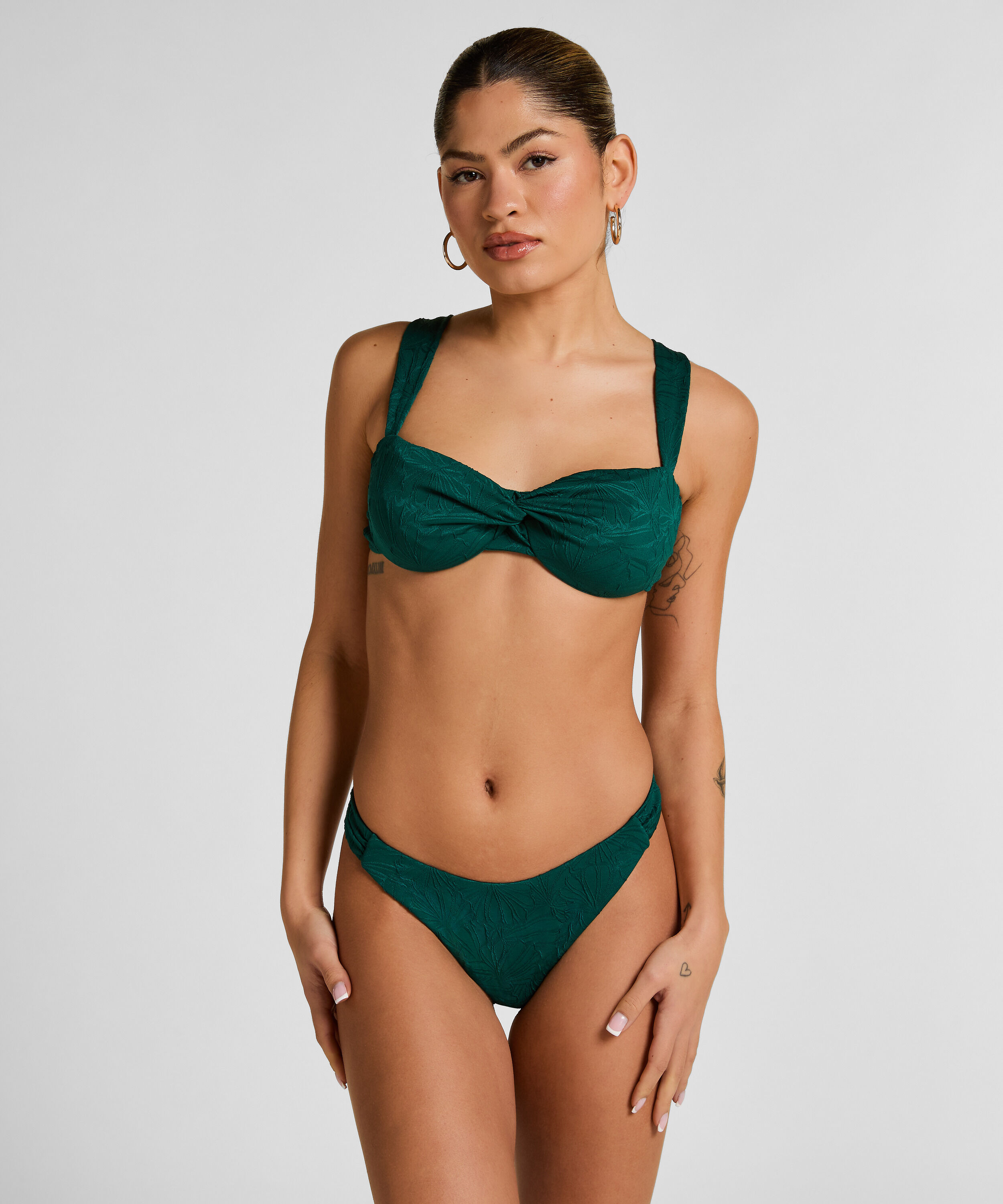Braguita de Bikini Highleg Azua, Verde