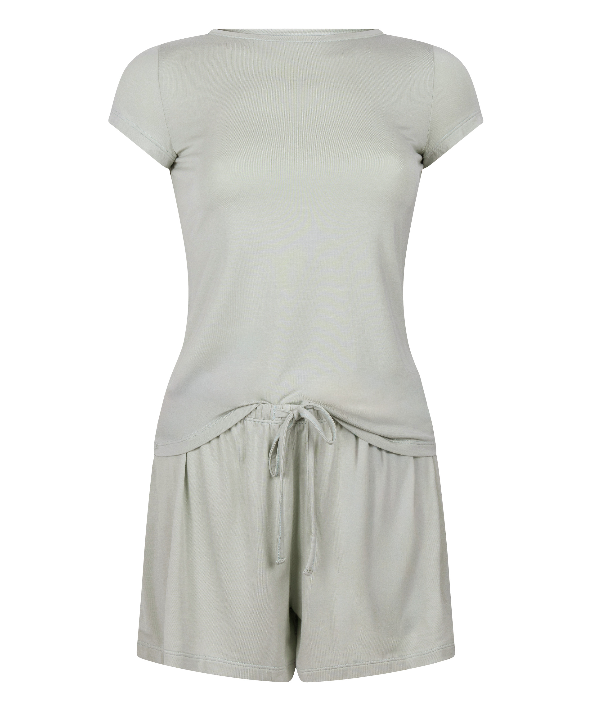 Conjunto de pijama de punto, Gris, main