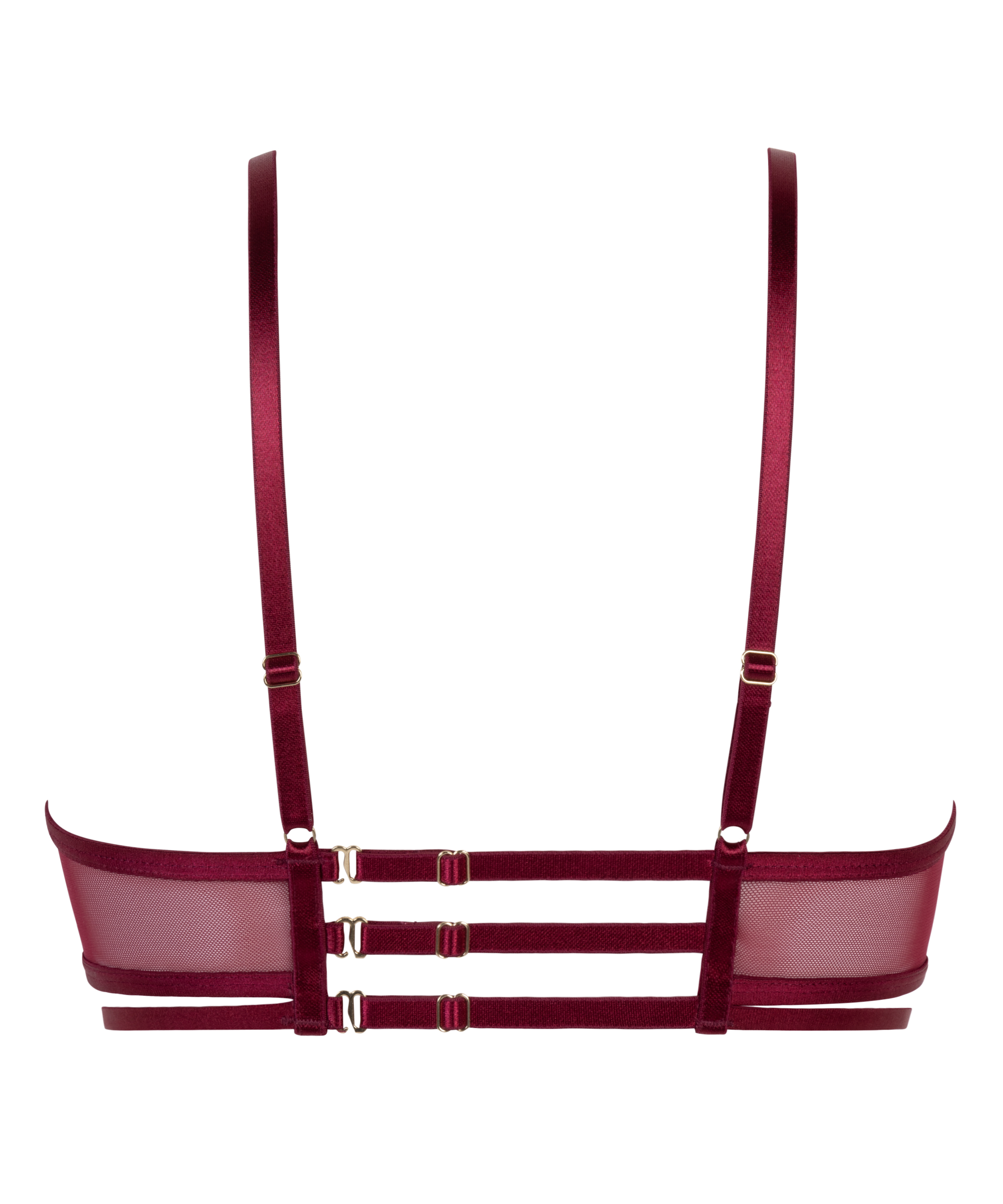 Sujetador &laquo;longline&raquo; sin aros preformado Scarlett, Rojo, main