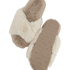 Pantuflas Lia, Beige
