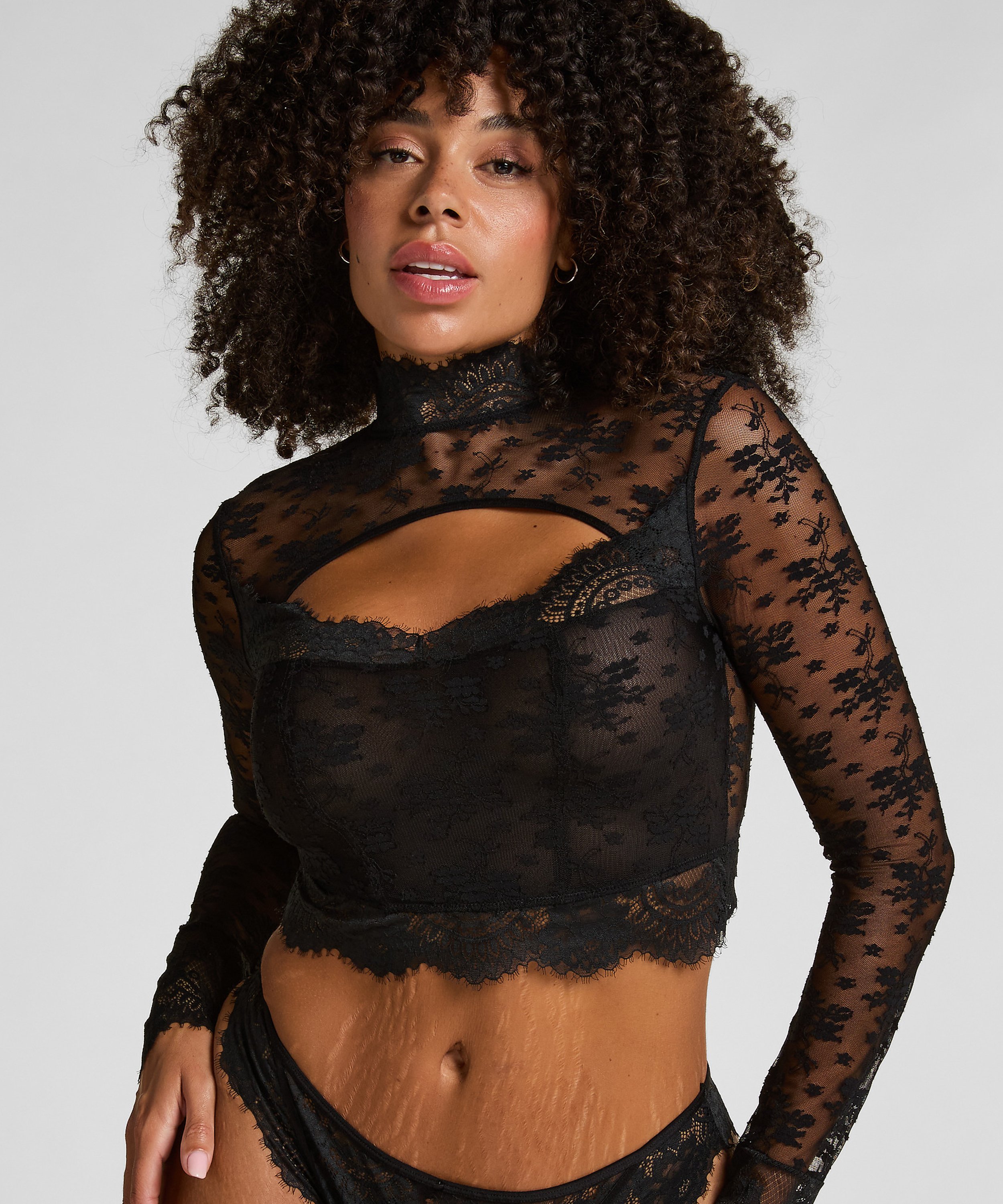 Bralette Lou, Negro, main