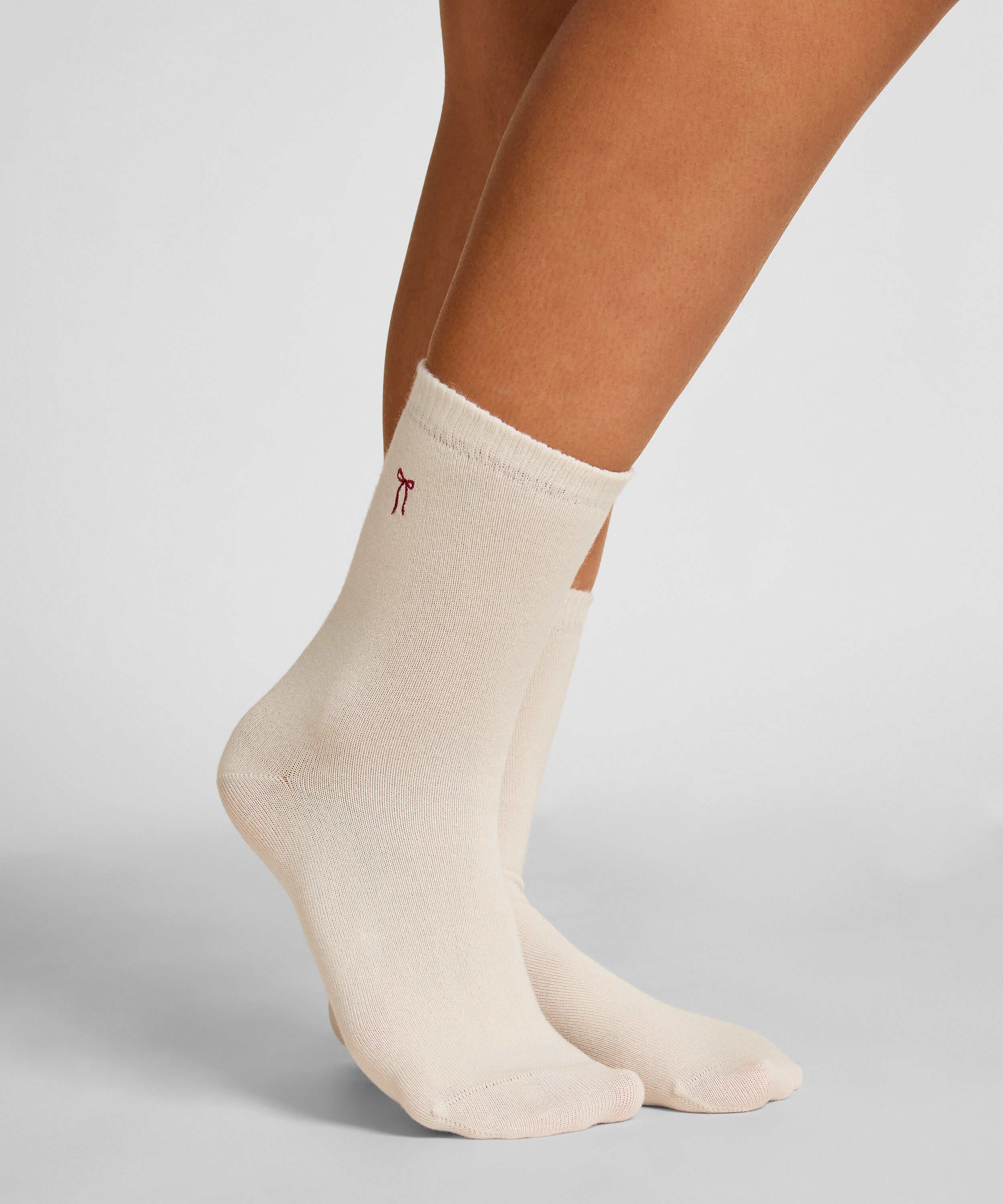 Calcetines de modal, Blanco