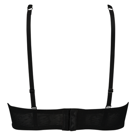 Sujetador de aros preformado Rose strapless, Negro