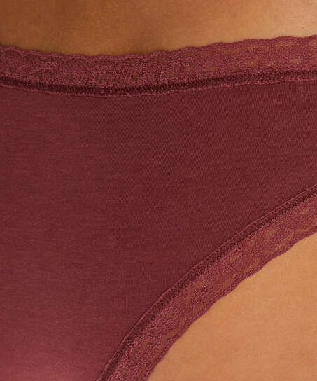 Pack de 3 braguitas Beautiful, Rojo