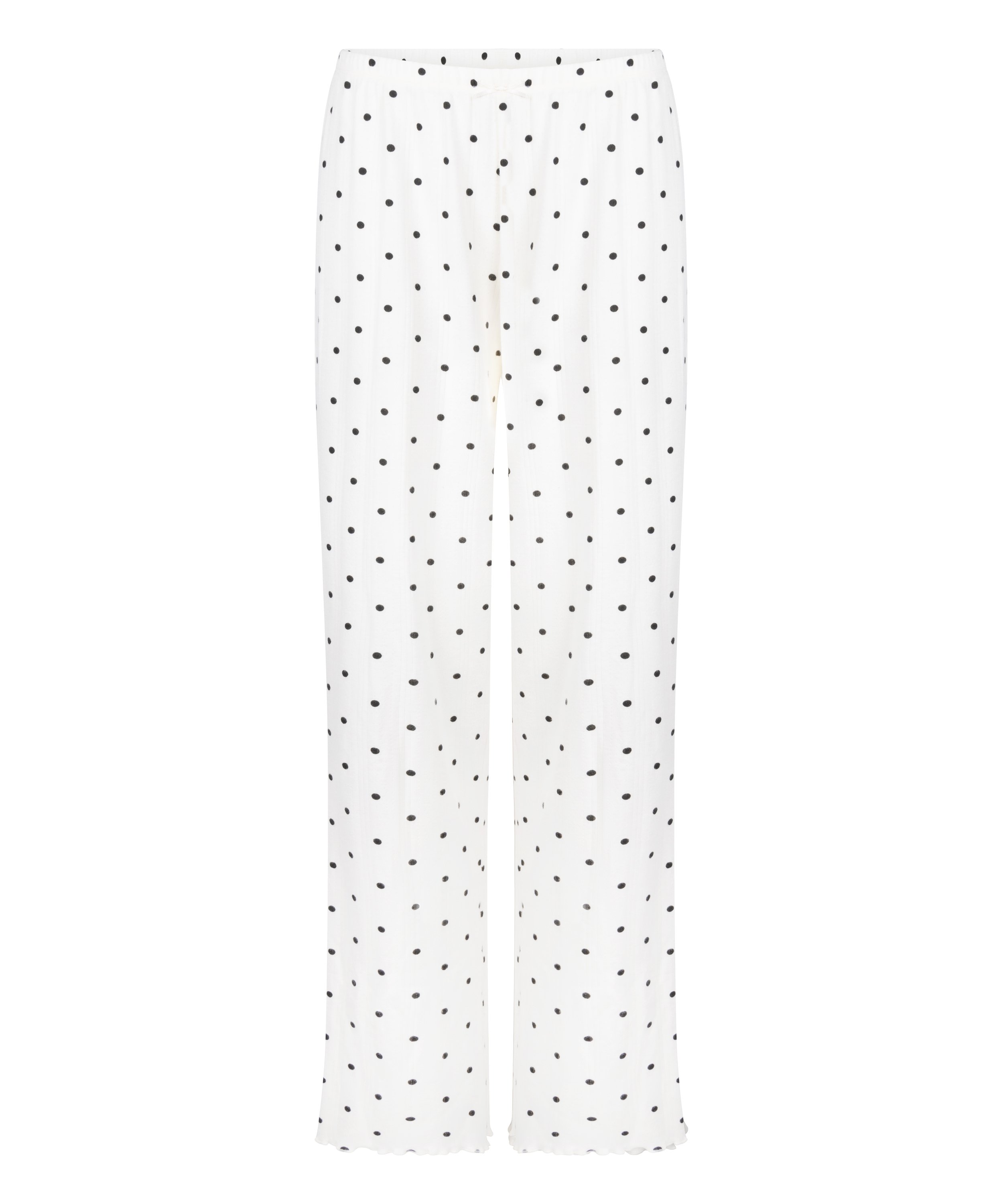 Pyjama Pant Loose Pointelle, Blanco, main