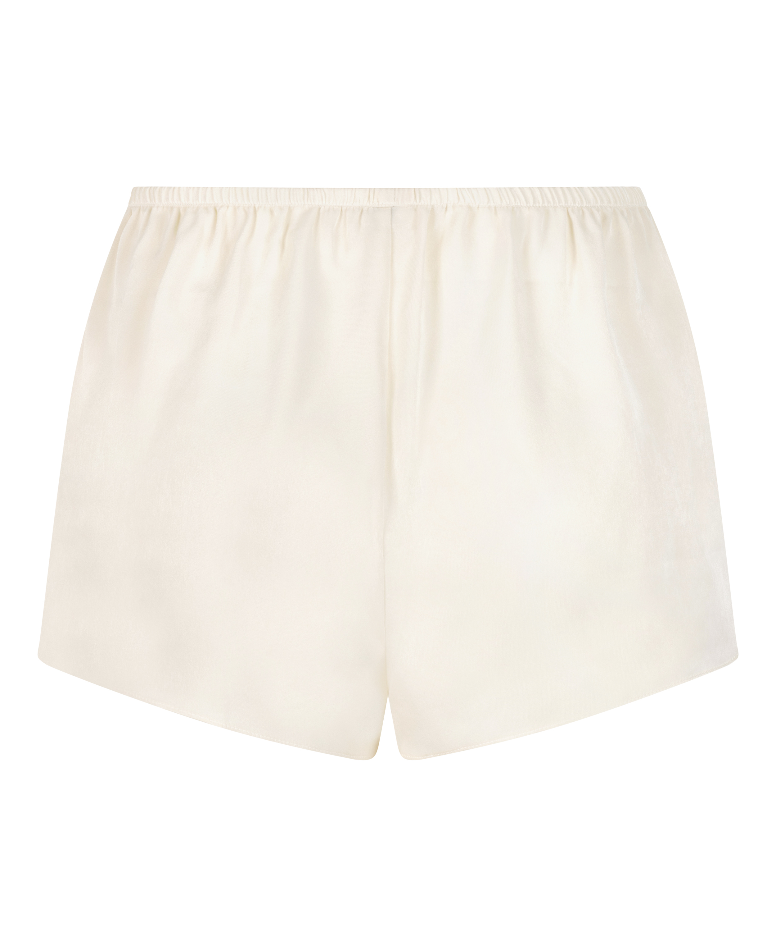 Short de sat&eacute;n Minimal, Blanco, main