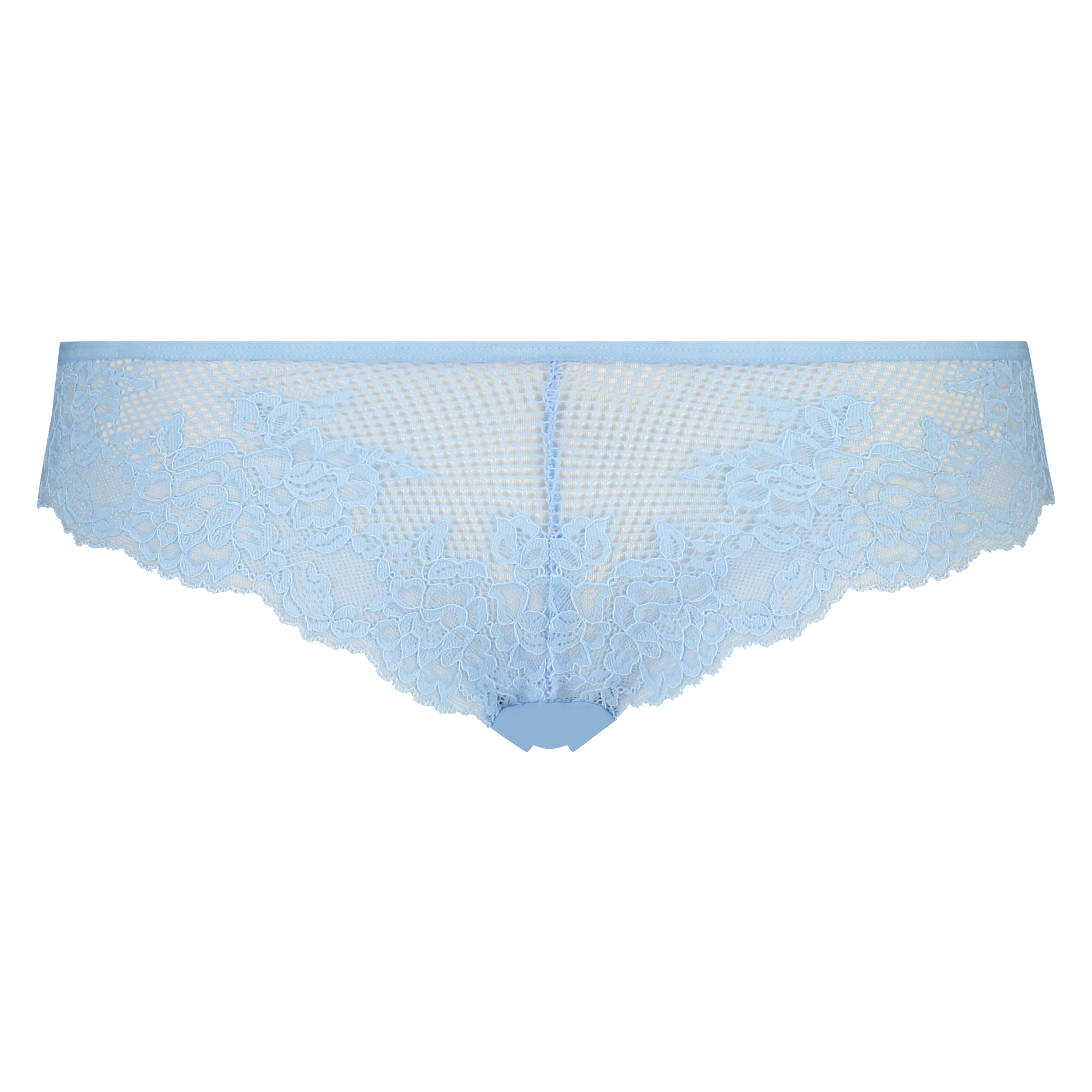 Tanga Invisible lace front, Azul, main