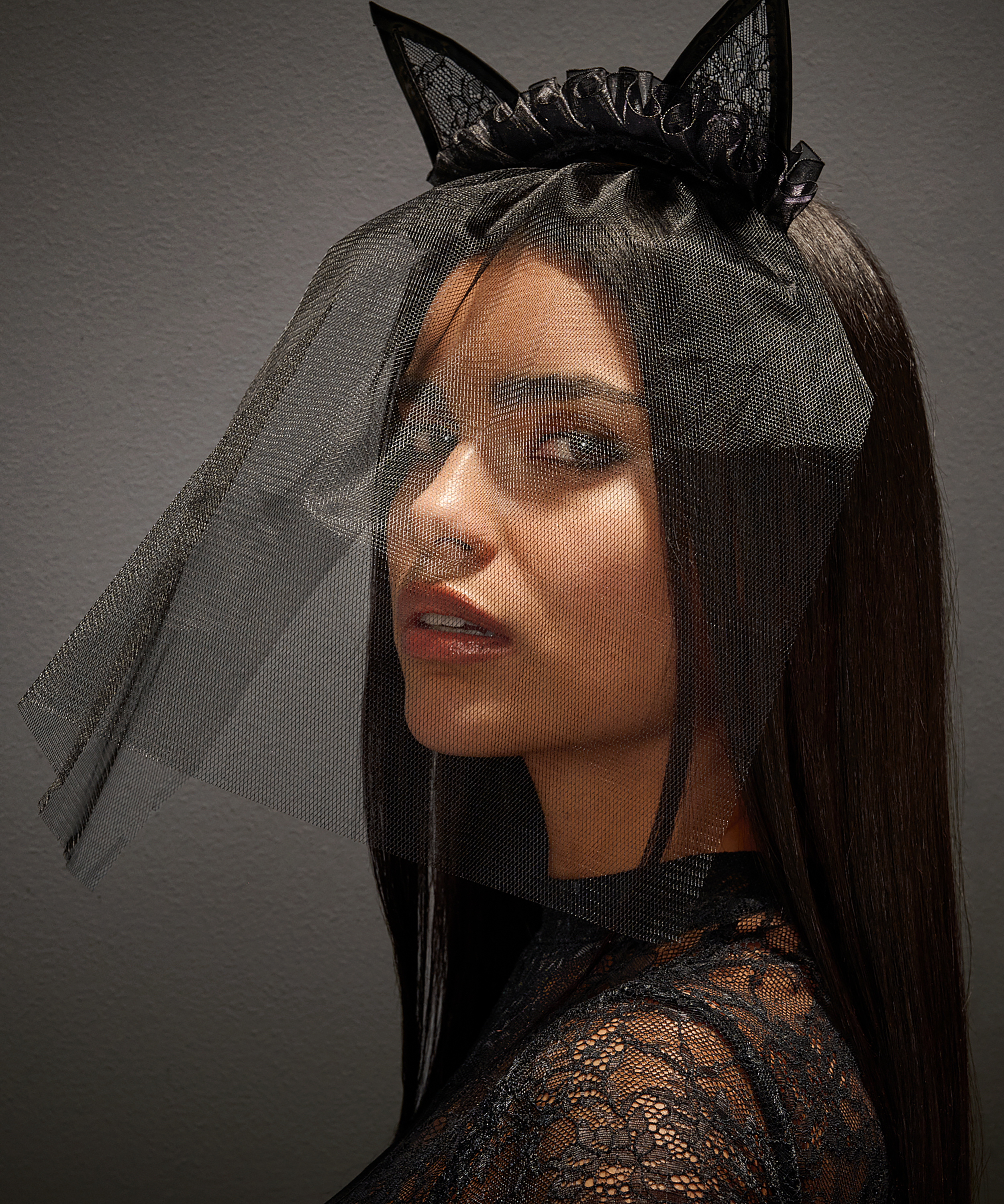 el conjunto para vestir de gato, Negro, main