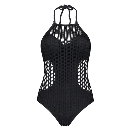 Traje de baño Borneo Mesh, Negro