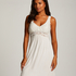 Vestido lencero Nora Lace, Blanco