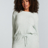 Parte de arriba de pijama de manga larga, Verde