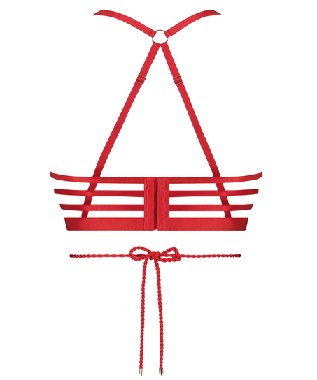 Sujetador con aros y relleno Bellini, Rojo