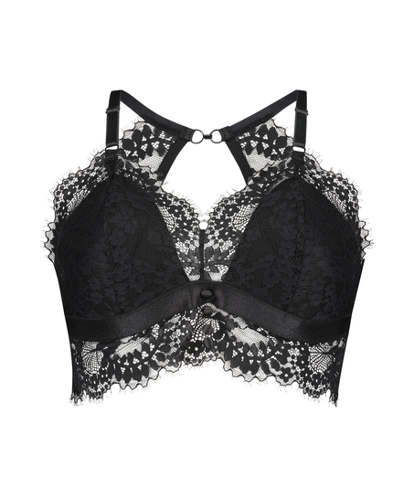 Bralette Olivia Curvy, Negro