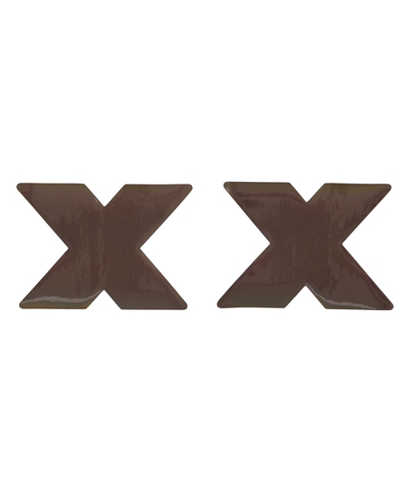 Cubrepezones Private, Negro