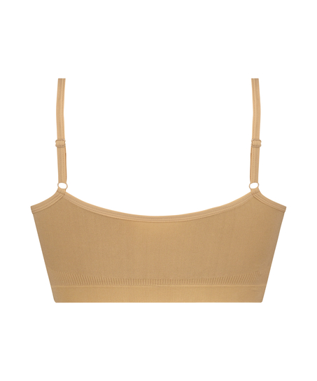 ﻿Bralette con tirantes, Beige