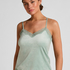 Camiseta top Velours Lace, Verde