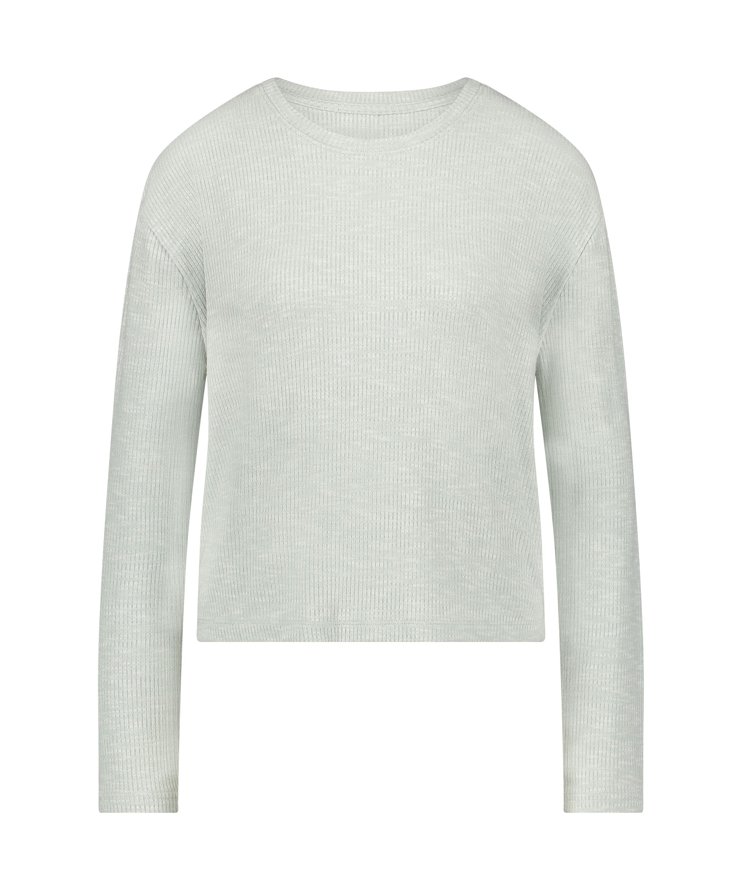 Parte de arriba de pijama de manga larga, Verde, main