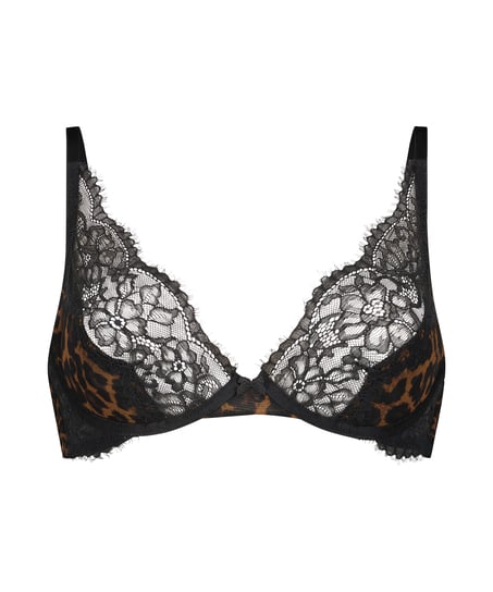 Sujetador con aros no preformado Bliss, Negro