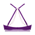 Sujetador longline con aros sin relleno Belladonna, Morado