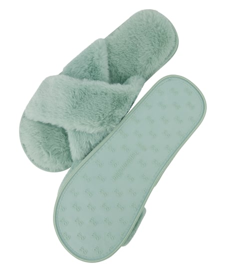 Pantuflas Lia, Verde
