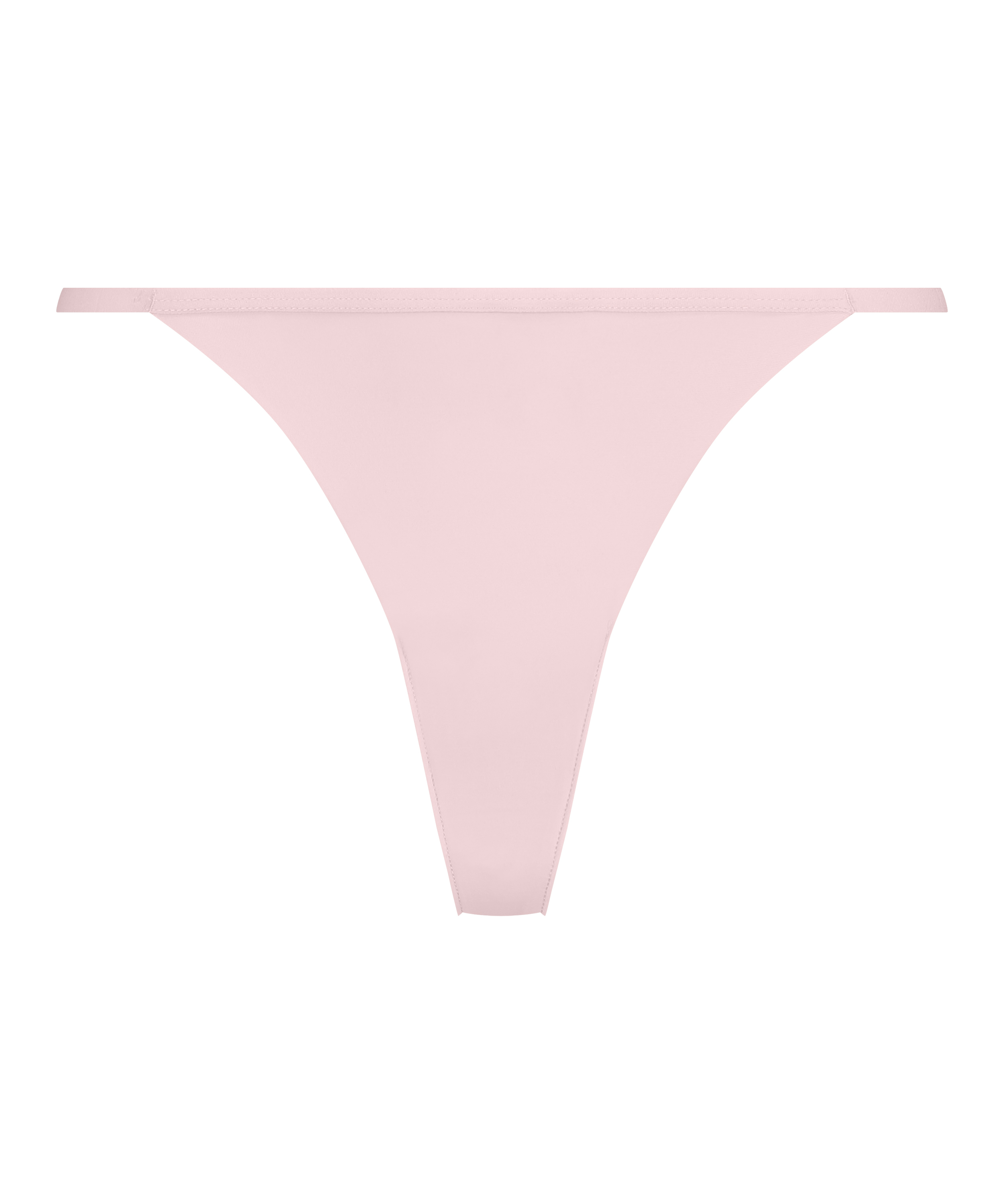 Tanga invisible de rejilla y de rayas, Rosa, main