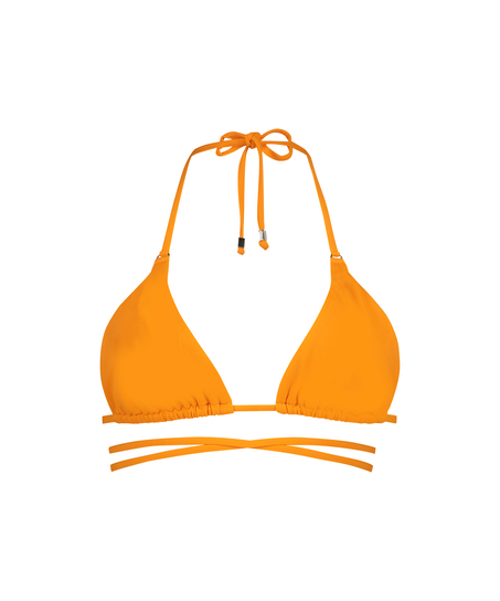 Top de bikini triangular Doha, Naranja