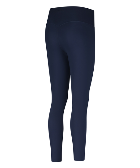 HKMX Leggings de talle alto, Azul