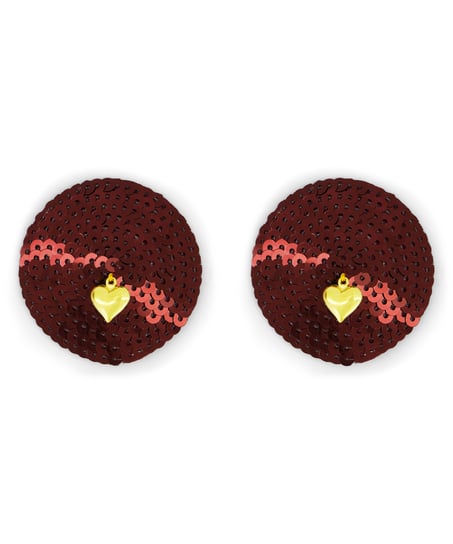 Cubrepezones Scarlett, Rojo