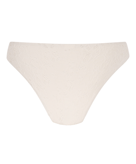 Braguita de bikini Crochet, Blanco