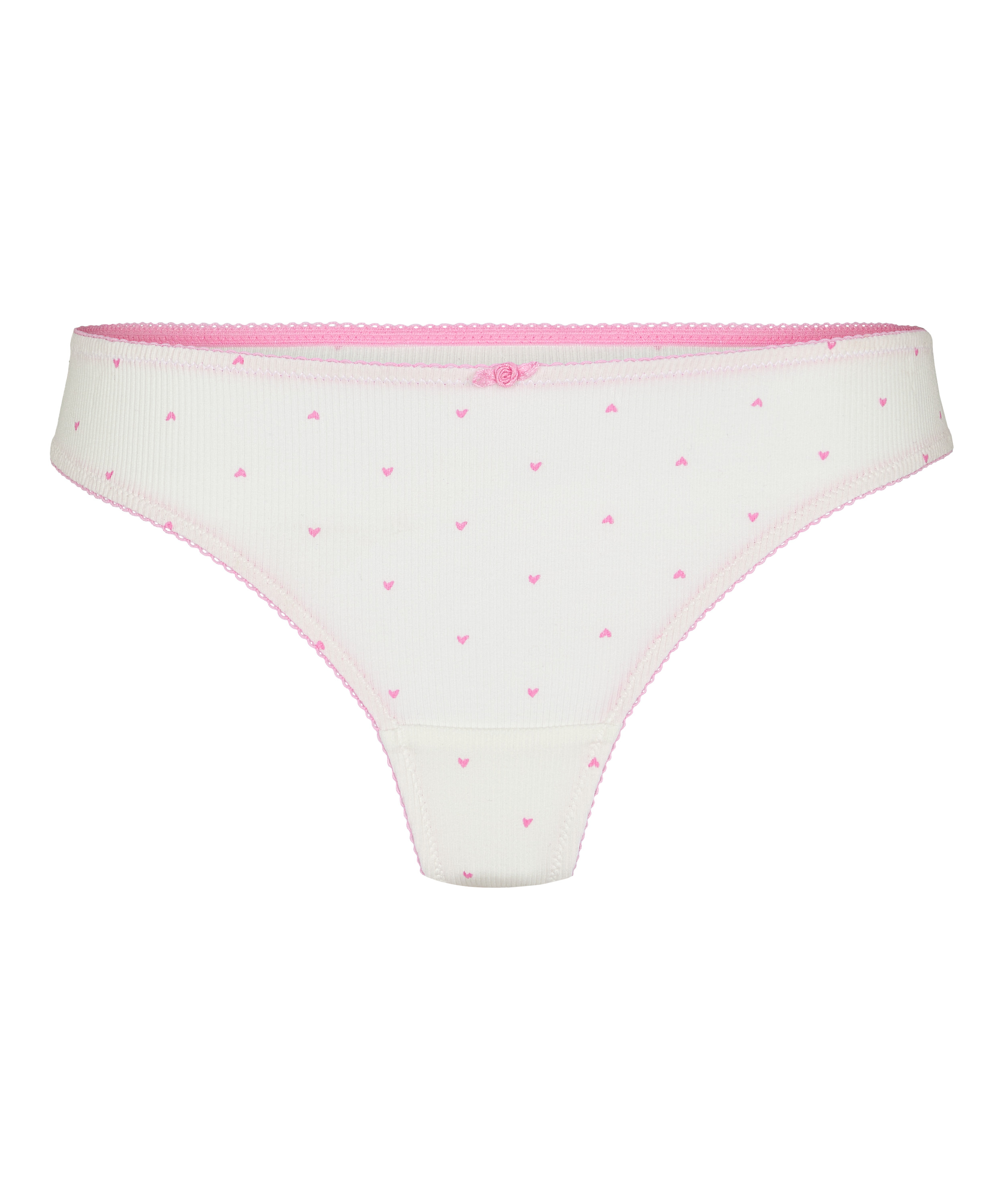 Tanga Renee Rib, Blanco, main