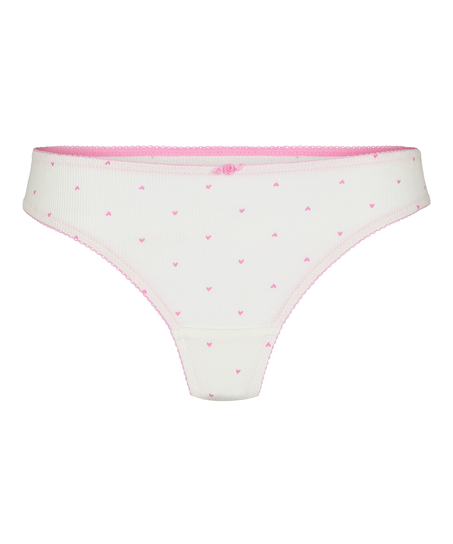 Tanga Renee Rib, Blanco