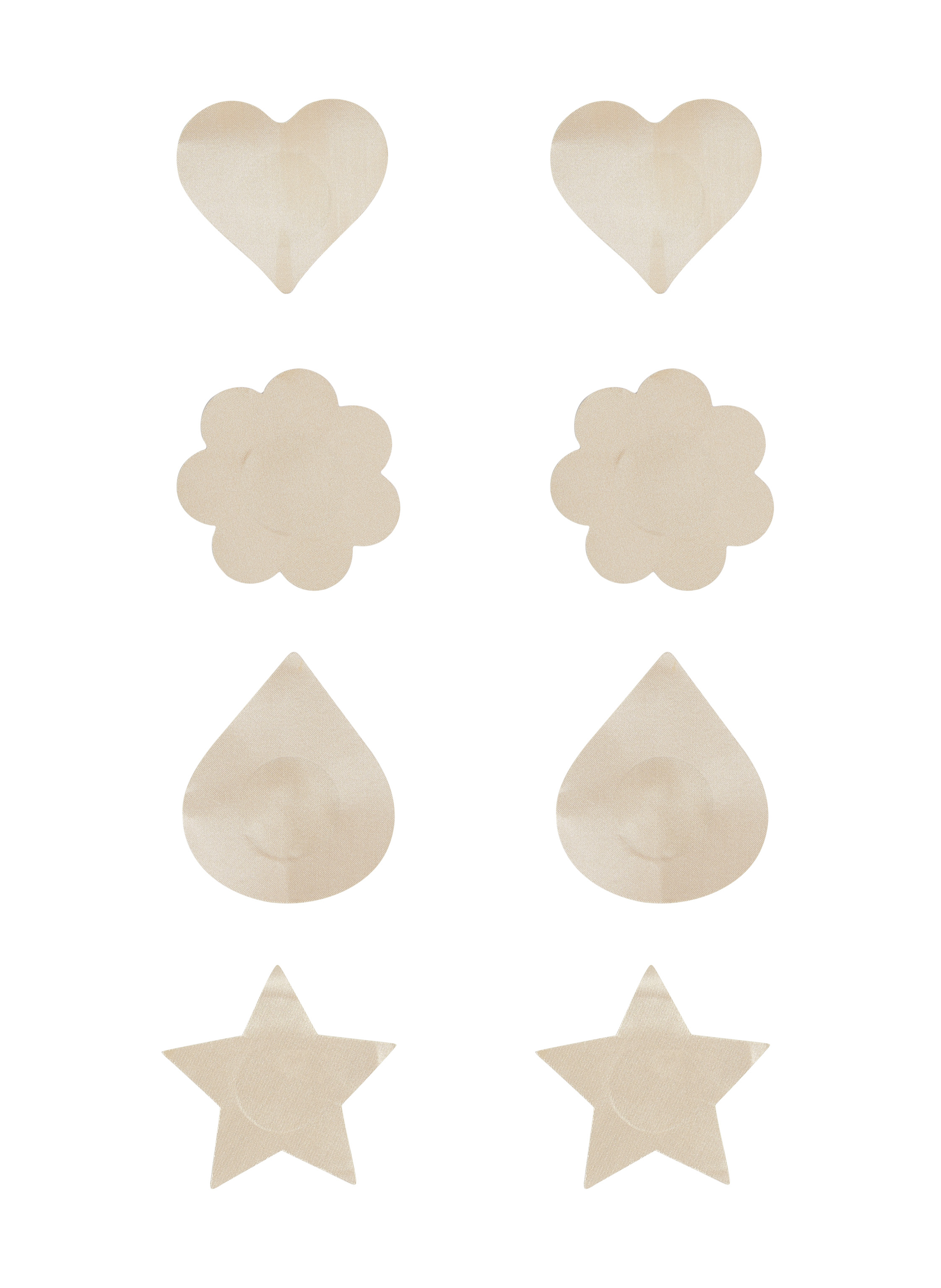 Lote de 4 Cubre-pezones, Beige, main