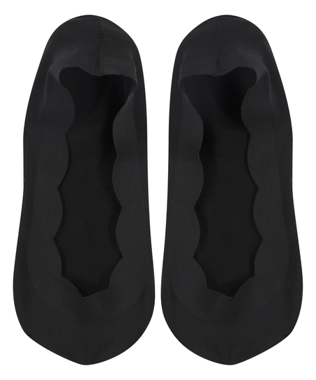 2 pares de calcetines invisibles lasercut, Negro